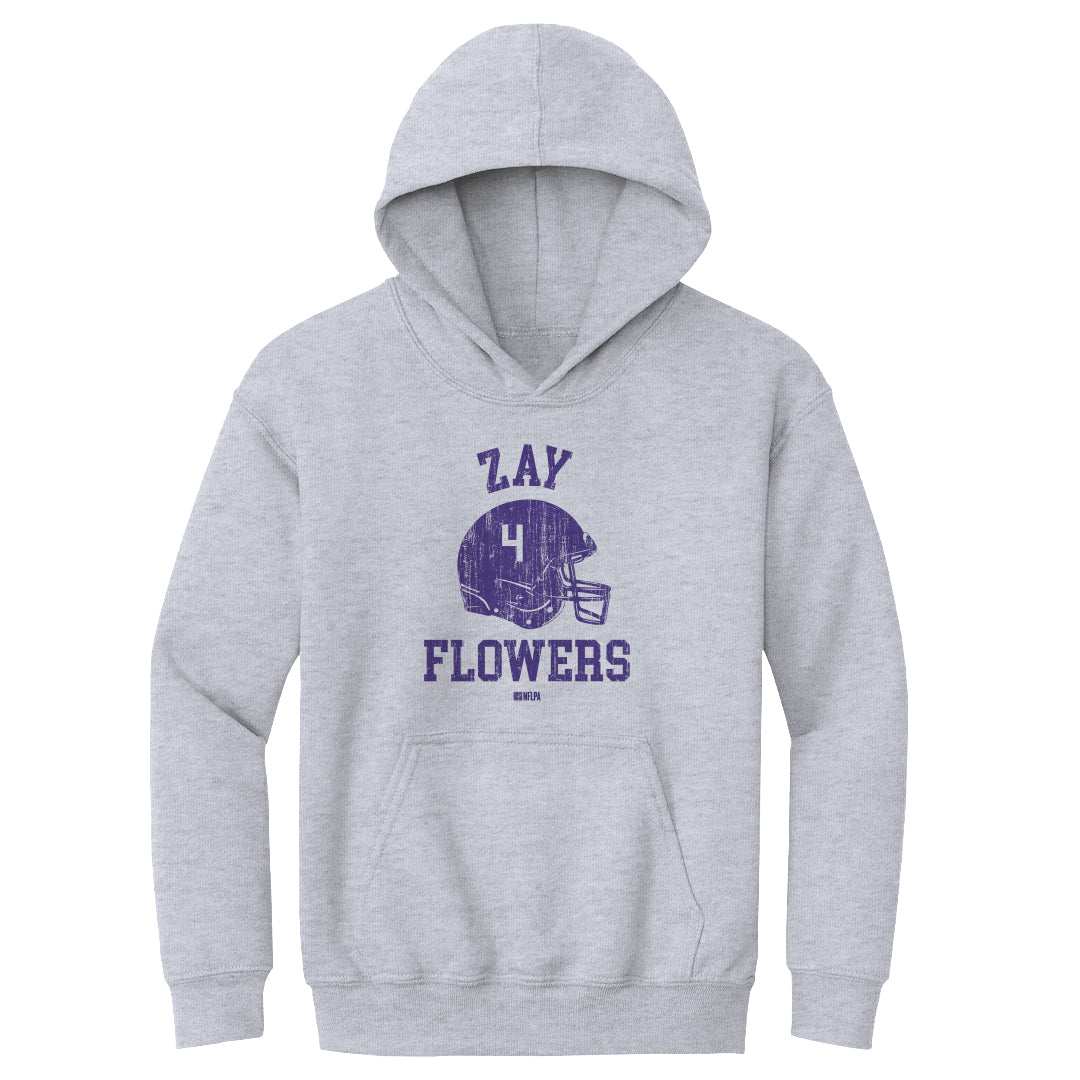 Zay Flowers Kids Youth Hoodie | 500 LEVEL