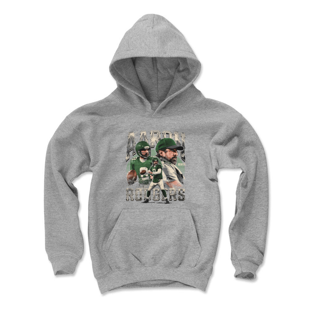 Aaron Rodgers Youth Hoodie  New York Football Kids Youth Hoodie