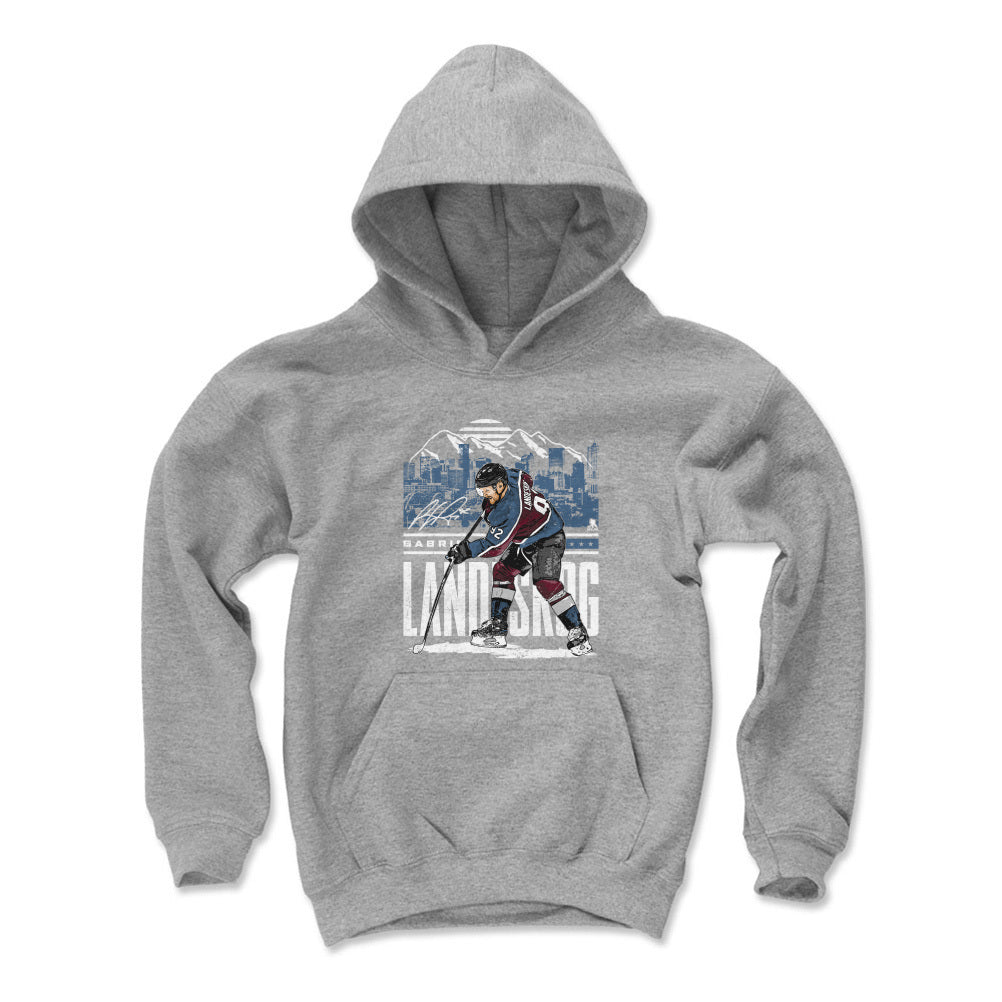 Gabriel Landeskog Kids Youth Hoodie | 500 LEVEL