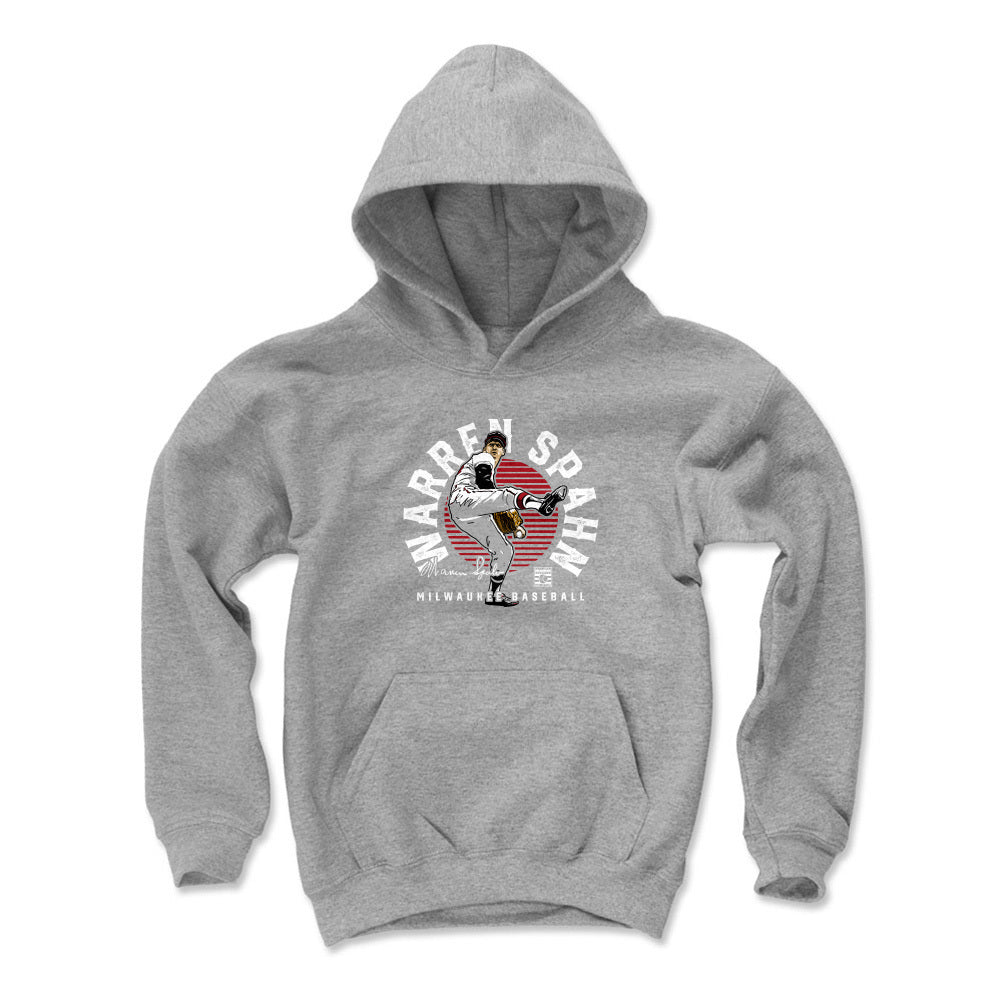 Warren Spahn Kids Youth Hoodie | 500 LEVEL