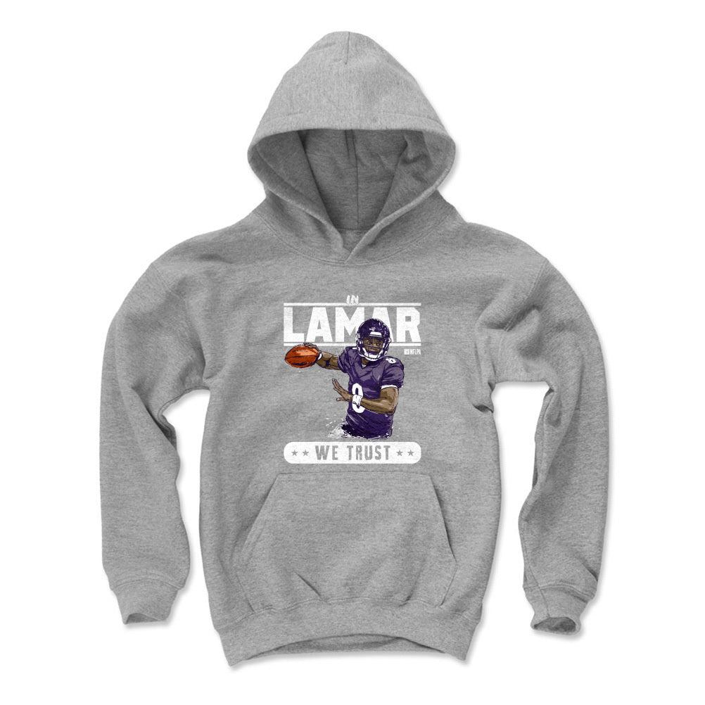 Lamar Jackson Kids Youth Hoodie | 500 LEVEL