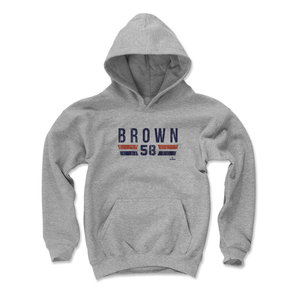 Hunter Brown Kids Youth Hoodie | 500 LEVEL