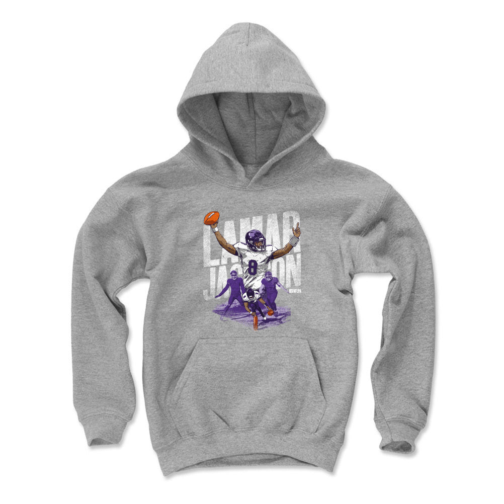 Lamar Jackson Kids Youth Hoodie | 500 LEVEL