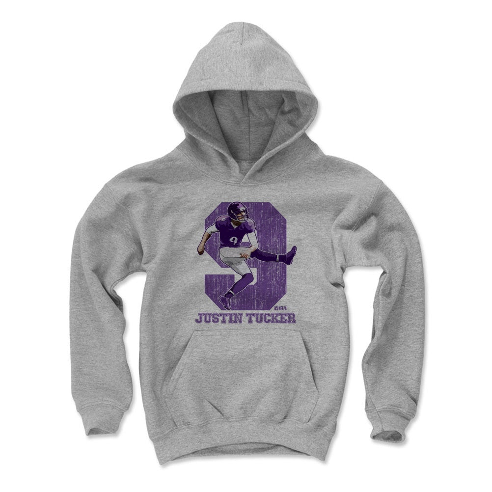 Justin Tucker Kids Youth Hoodie | 500 LEVEL