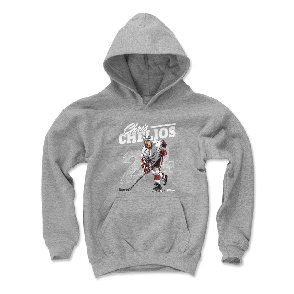 Chris Chelios Kids Youth Hoodie | 500 LEVEL