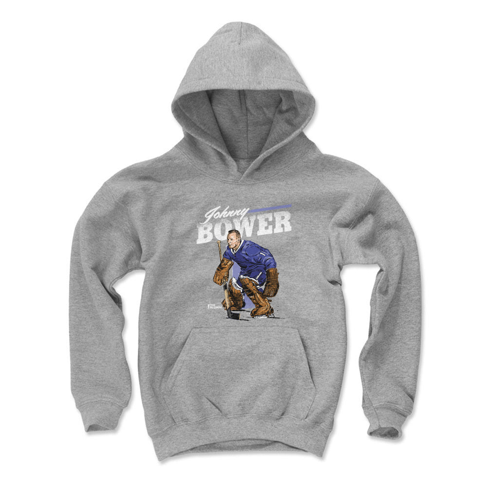 Johnny Bower Kids Youth Hoodie | 500 LEVEL