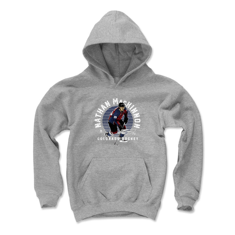 Nathan MacKinnon Kids Youth Hoodie | 500 LEVEL