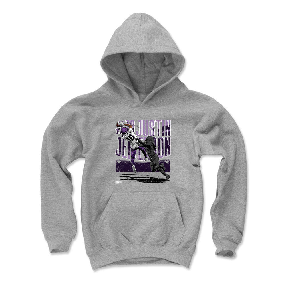 Justin Jefferson Kids Youth Hoodie | 500 LEVEL