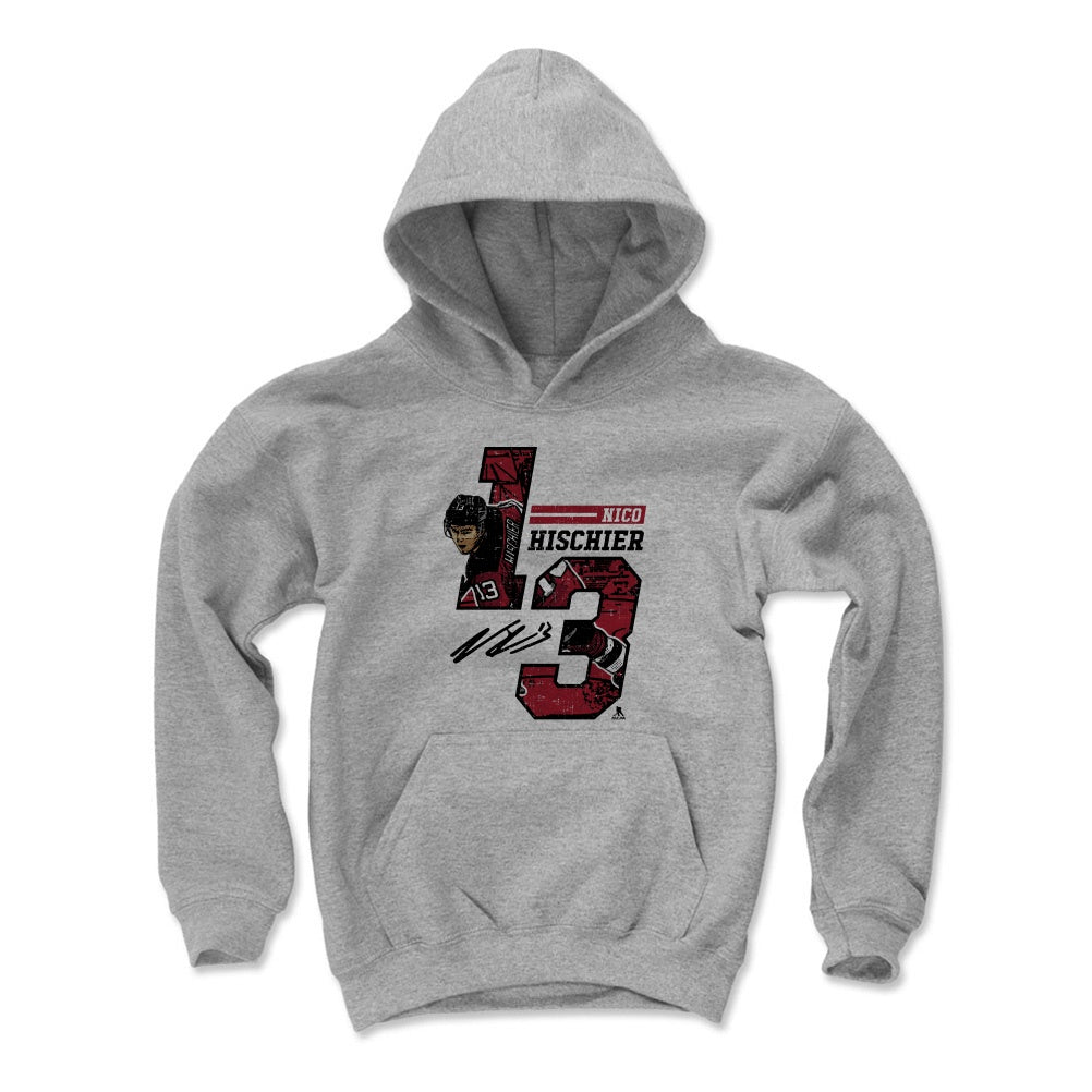 Nico Hischier Kids Youth Hoodie | 500 LEVEL