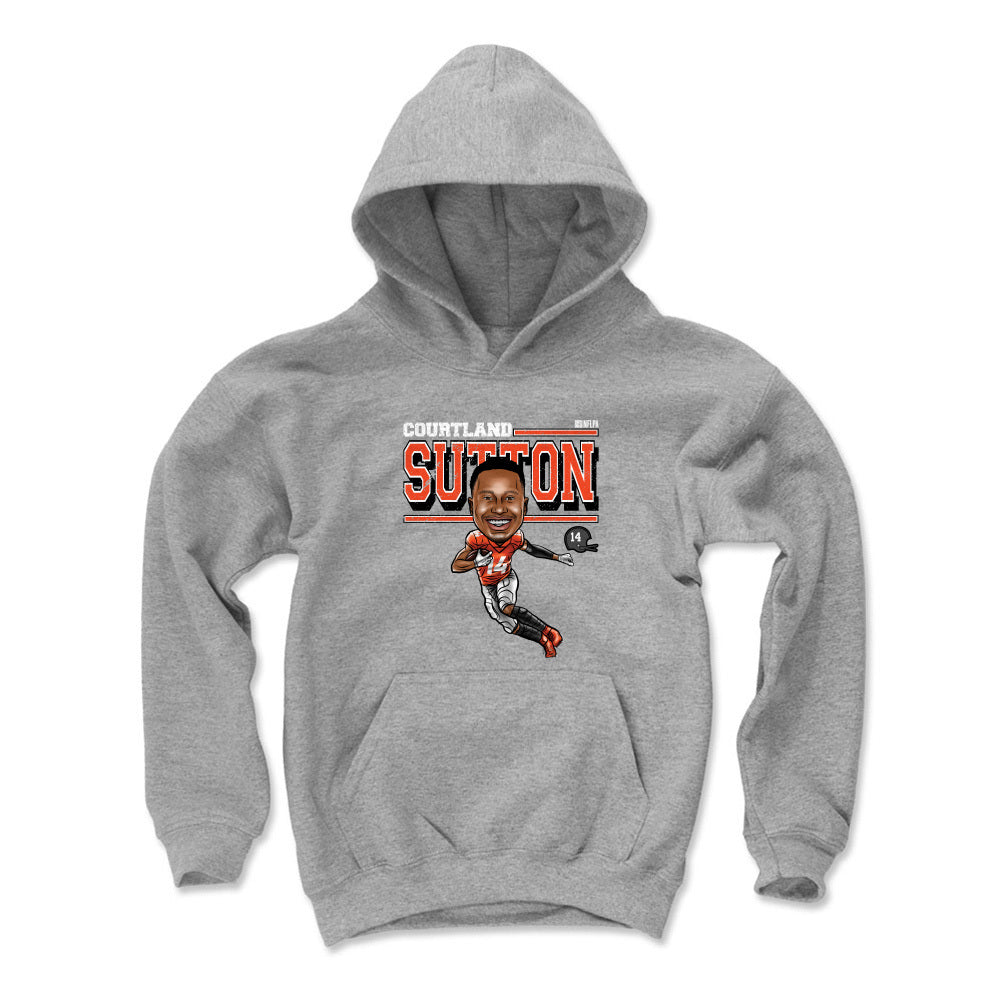 Courtland Sutton Kids Youth Hoodie | 500 LEVEL