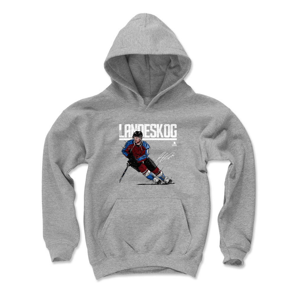 Gabriel Landeskog Kids Youth Hoodie | 500 LEVEL