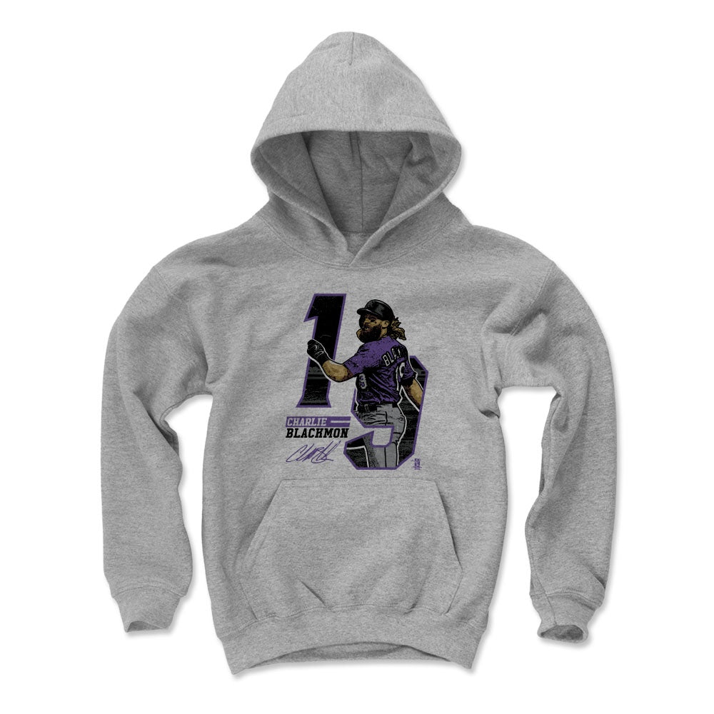 Charlie Blackmon Kids Youth Hoodie | 500 LEVEL