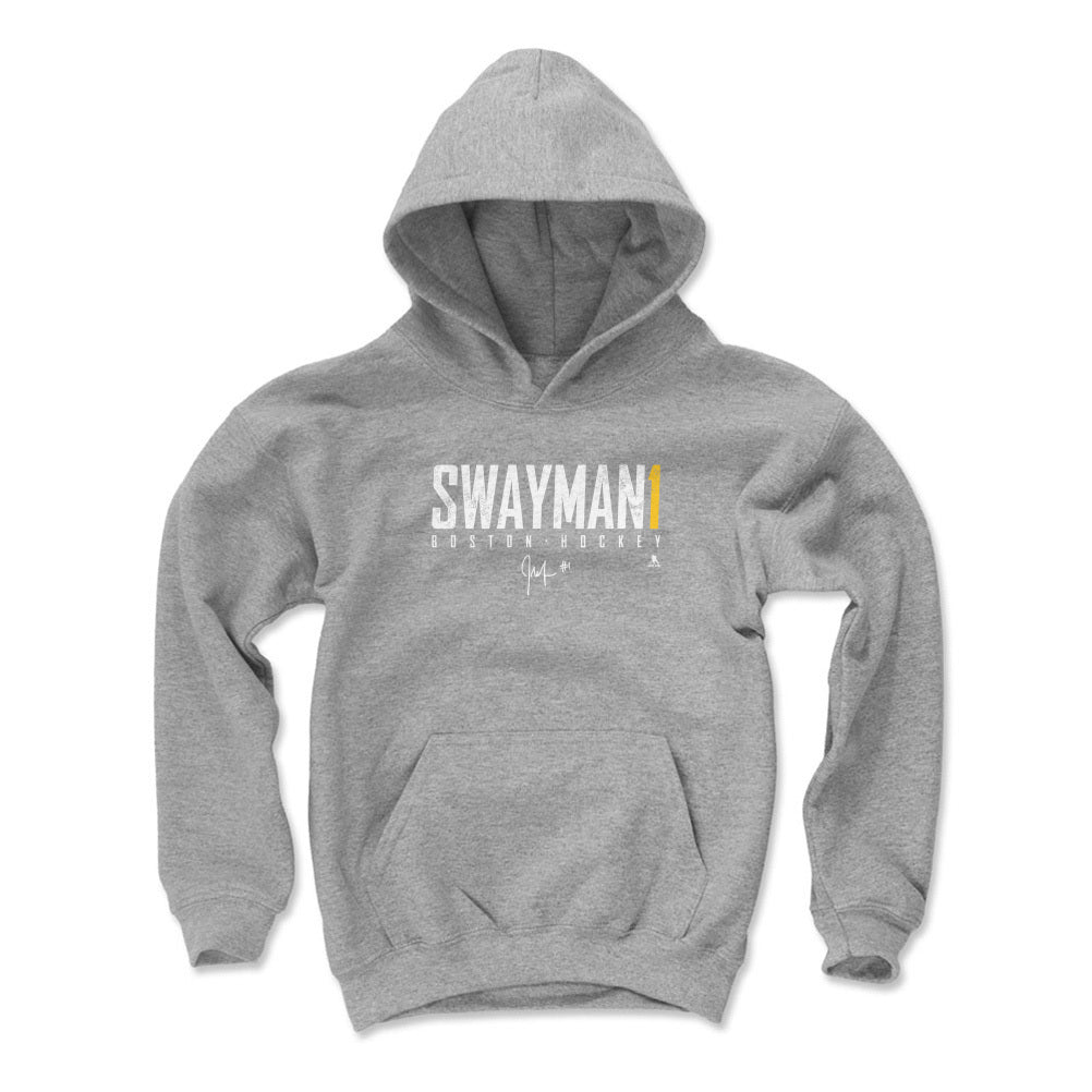 Jeremy Swayman Kids Youth Hoodie | 500 LEVEL