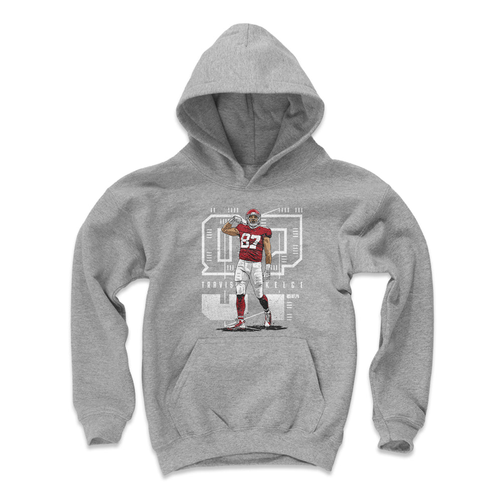 Travis Kelce Kids Youth Hoodie | 500 LEVEL