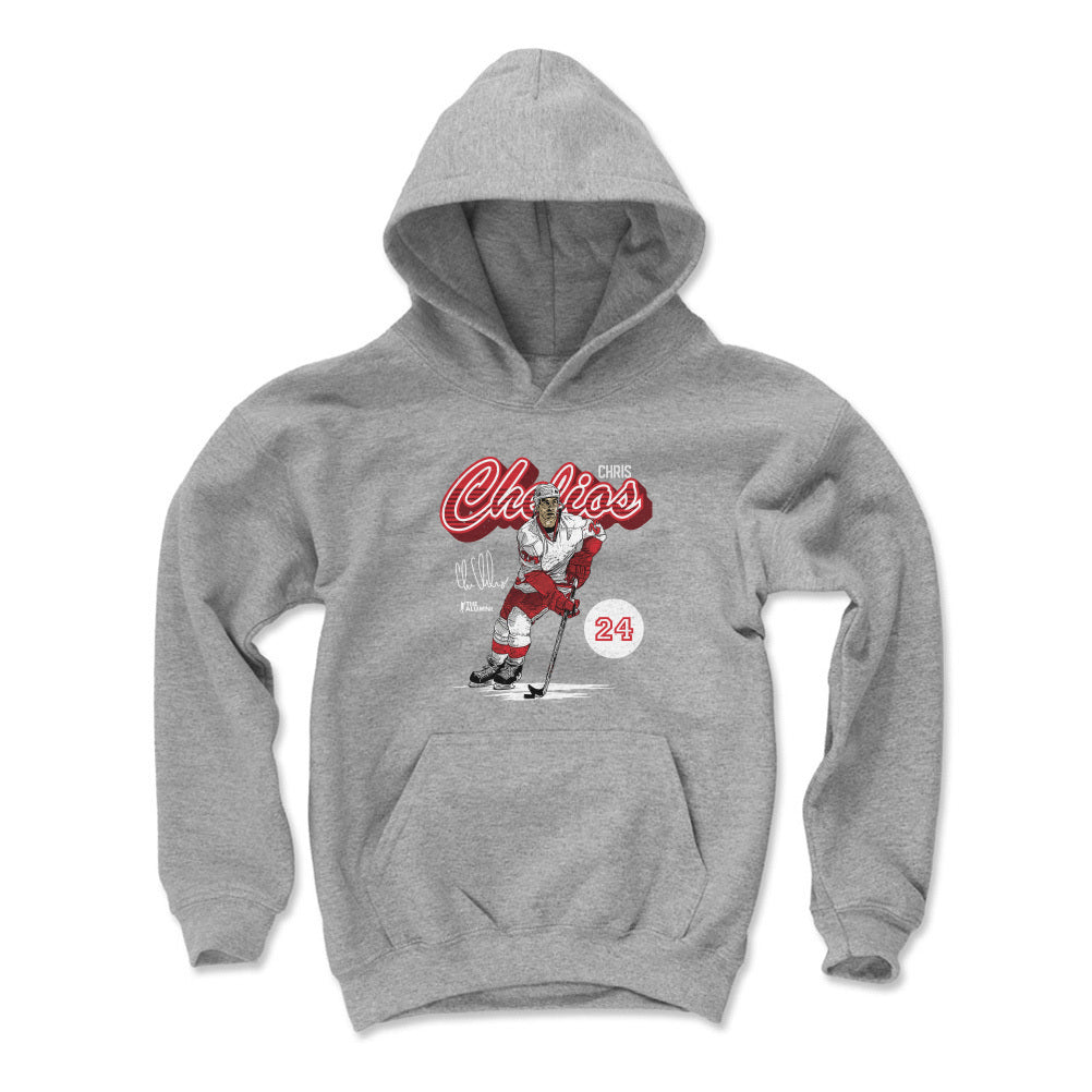 Chris Chelios Kids Youth Hoodie | 500 LEVEL