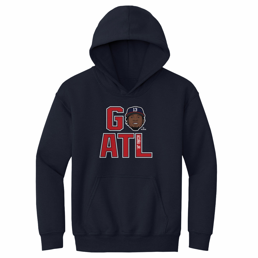 Ronald Acuna Jr. Kids Youth Hoodie | 500 LEVEL