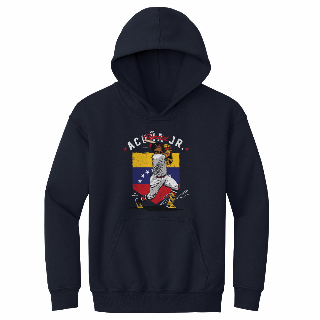 Ronald Acuna Jr. Kids Youth Hoodie | 500 LEVEL