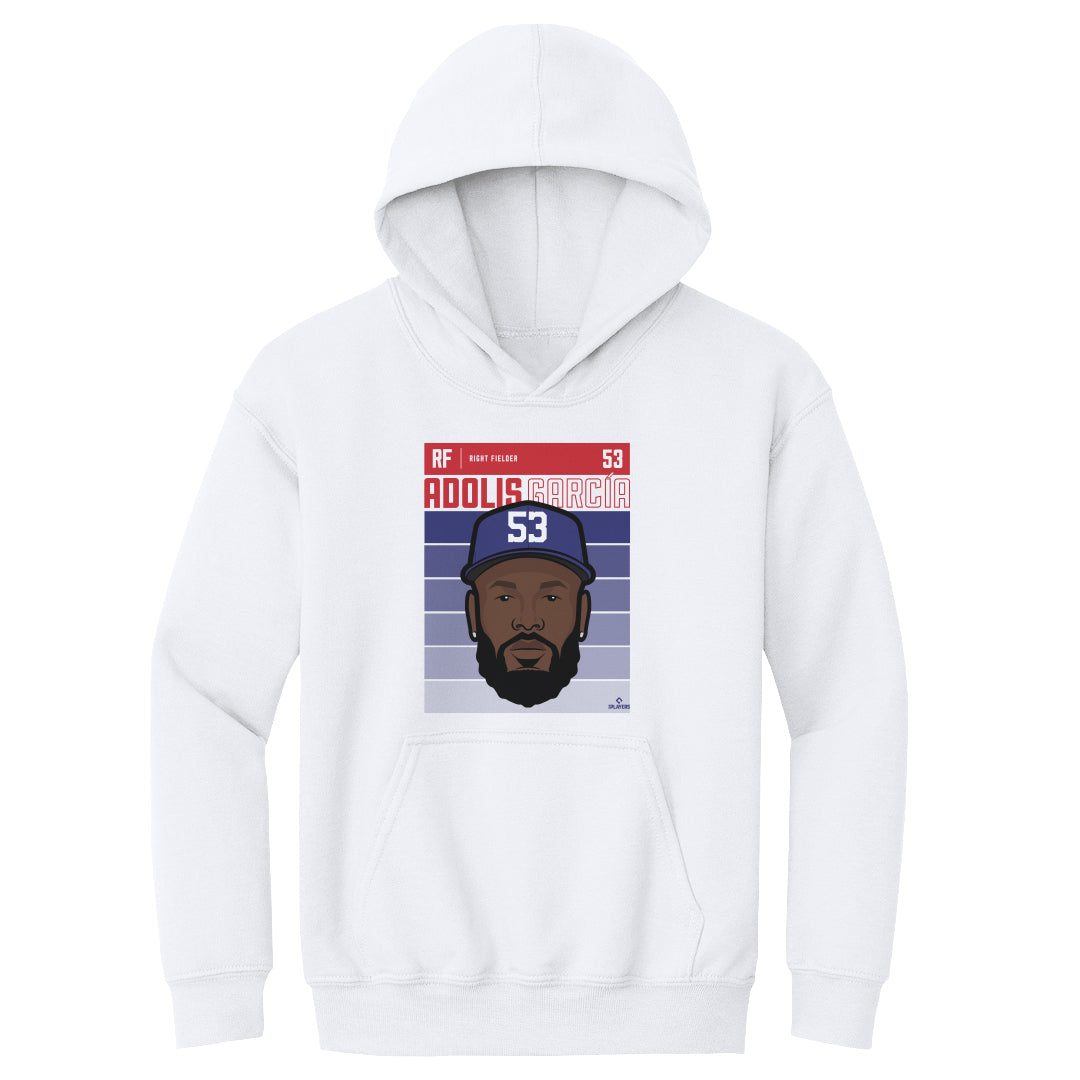 Adolis Garcia Kids Youth Hoodie | 500 LEVEL