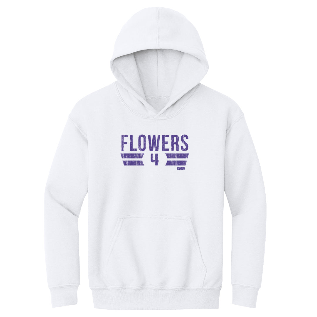 Zay Flowers Kids Youth Hoodie | 500 LEVEL