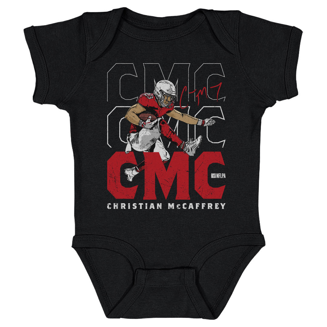 Christian McCaffrey Kids Baby Onesie | 500 LEVEL