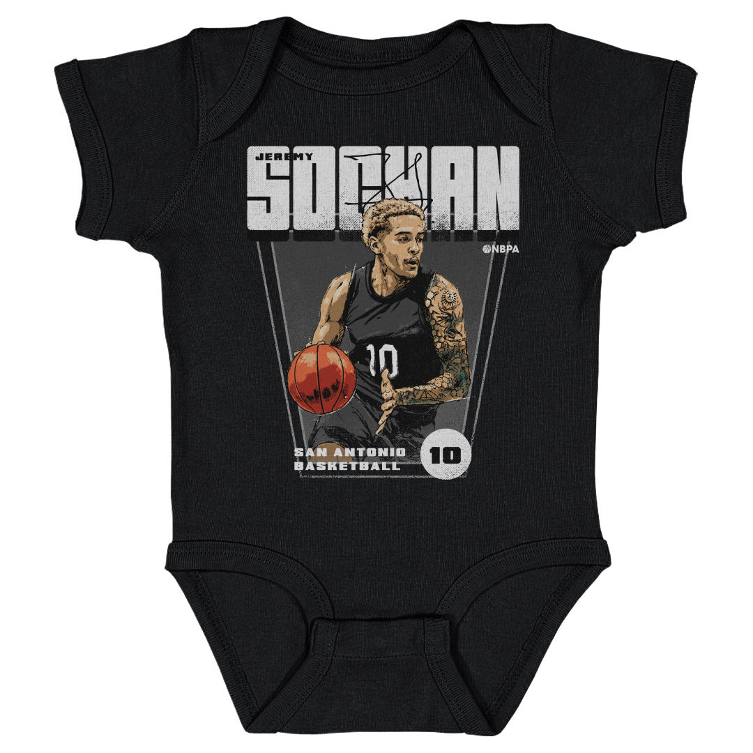 Jeremy Sochan Kids Baby Onesie | 500 LEVEL