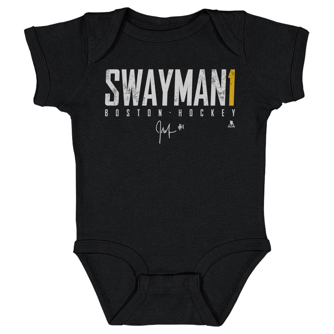 Jeremy Swayman Kids Baby Onesie | 500 LEVEL