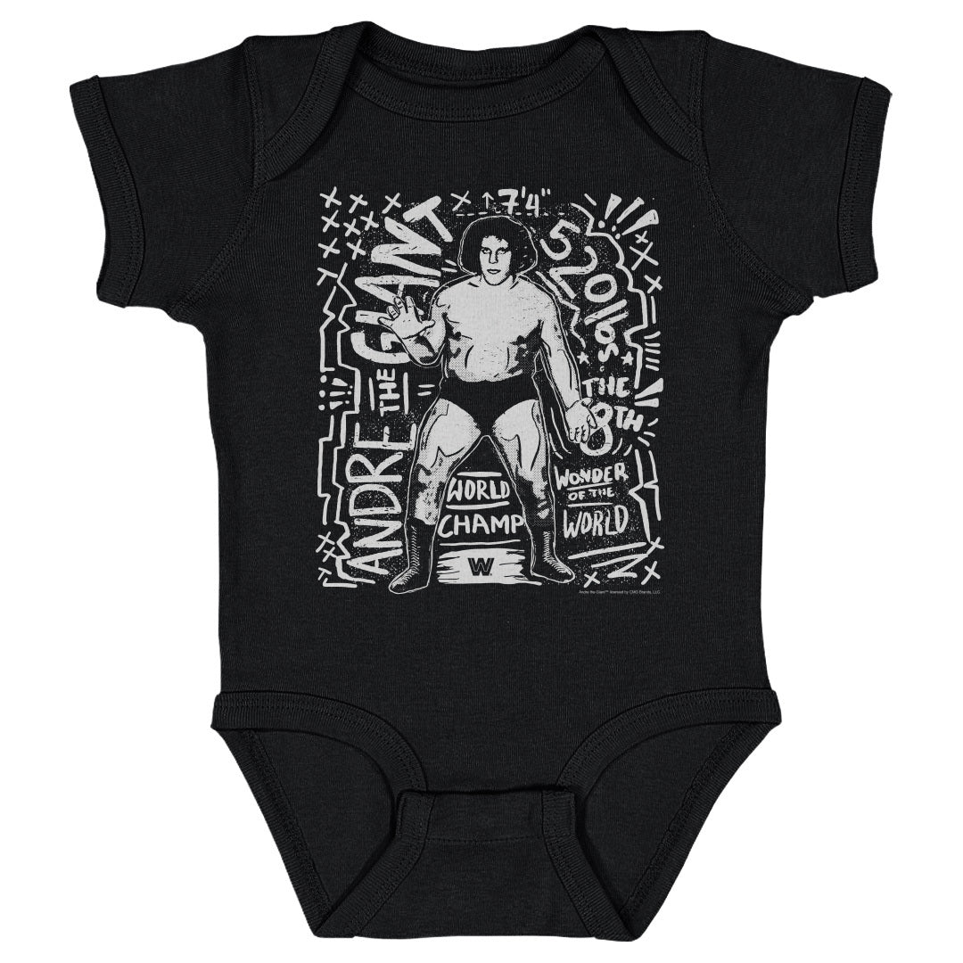 Andre The Giant Kids Baby Onesie | 500 LEVEL