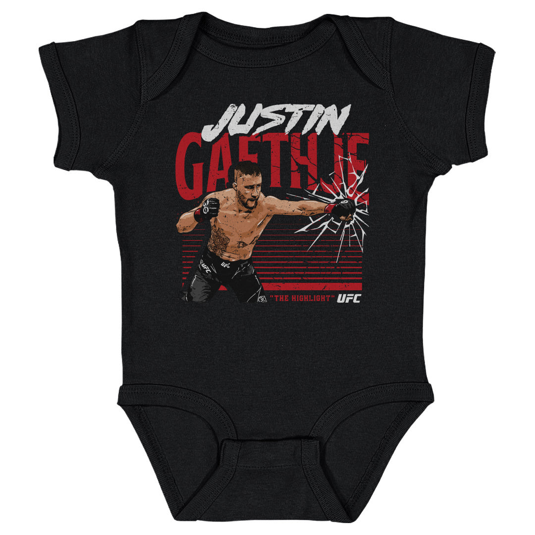 Justin Gaethje Kids Baby Onesie | 500 LEVEL