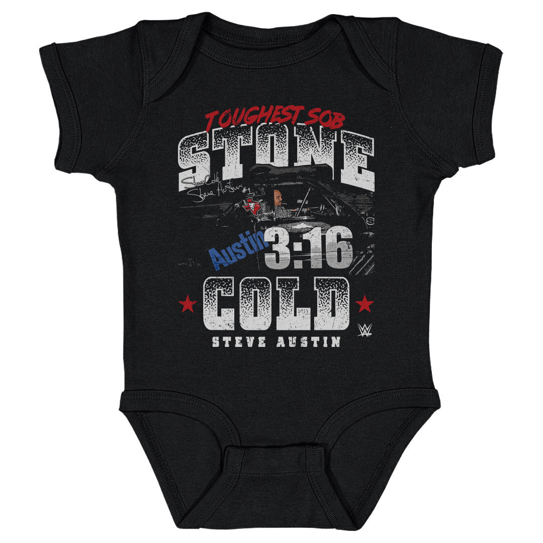 Stone Cold Steve Austin Kids Baby Onesie | 500 LEVEL