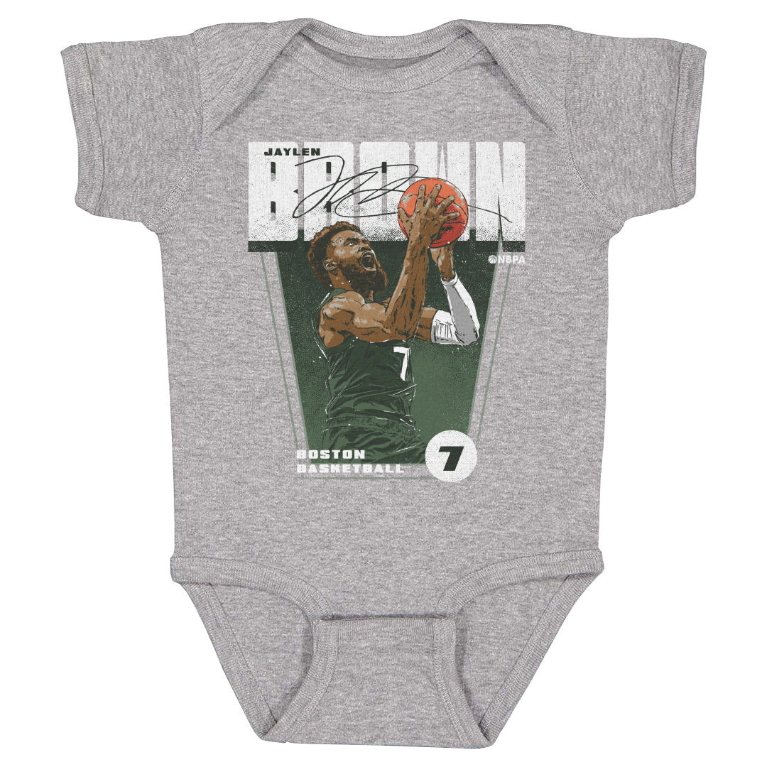 Jaylen Brown Kids Baby Onesie | 500 LEVEL