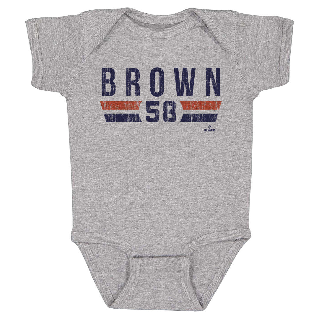 Hunter Brown Kids Baby Onesie | 500 LEVEL