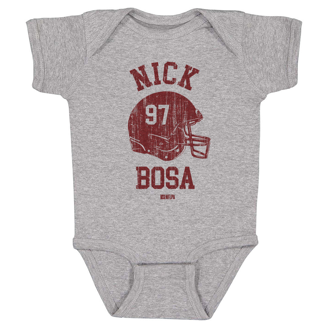 Nick Bosa San Francisco Helmet Font