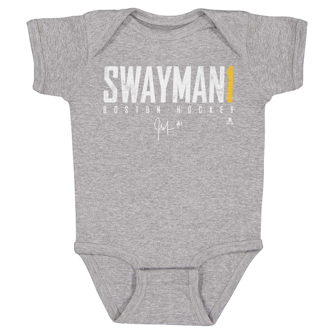 Jeremy Swayman Kids Baby Onesie | 500 LEVEL