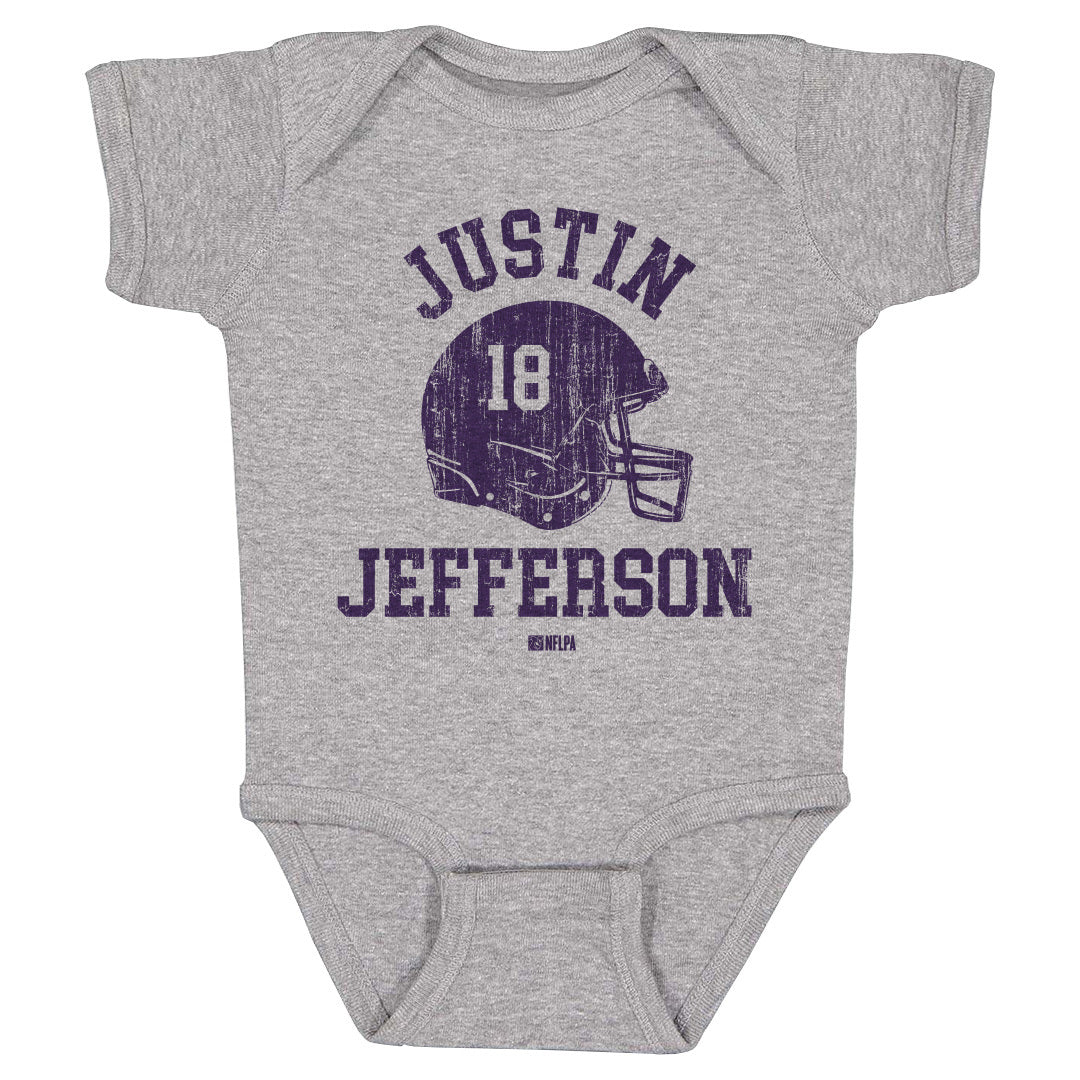 Justin Jefferson Kids Baby Onesie | 500 LEVEL