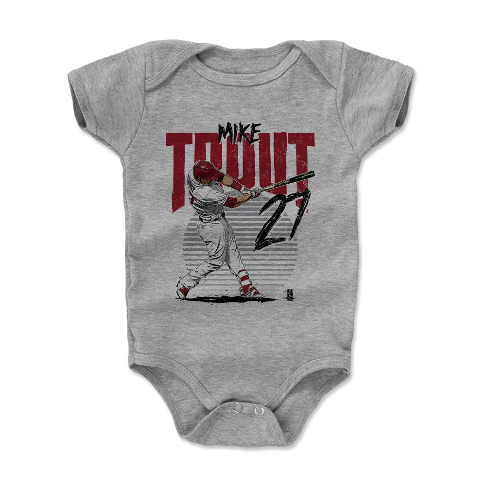  500 LEVEL Mike Trout Shirt (Cotton, Small, Heather