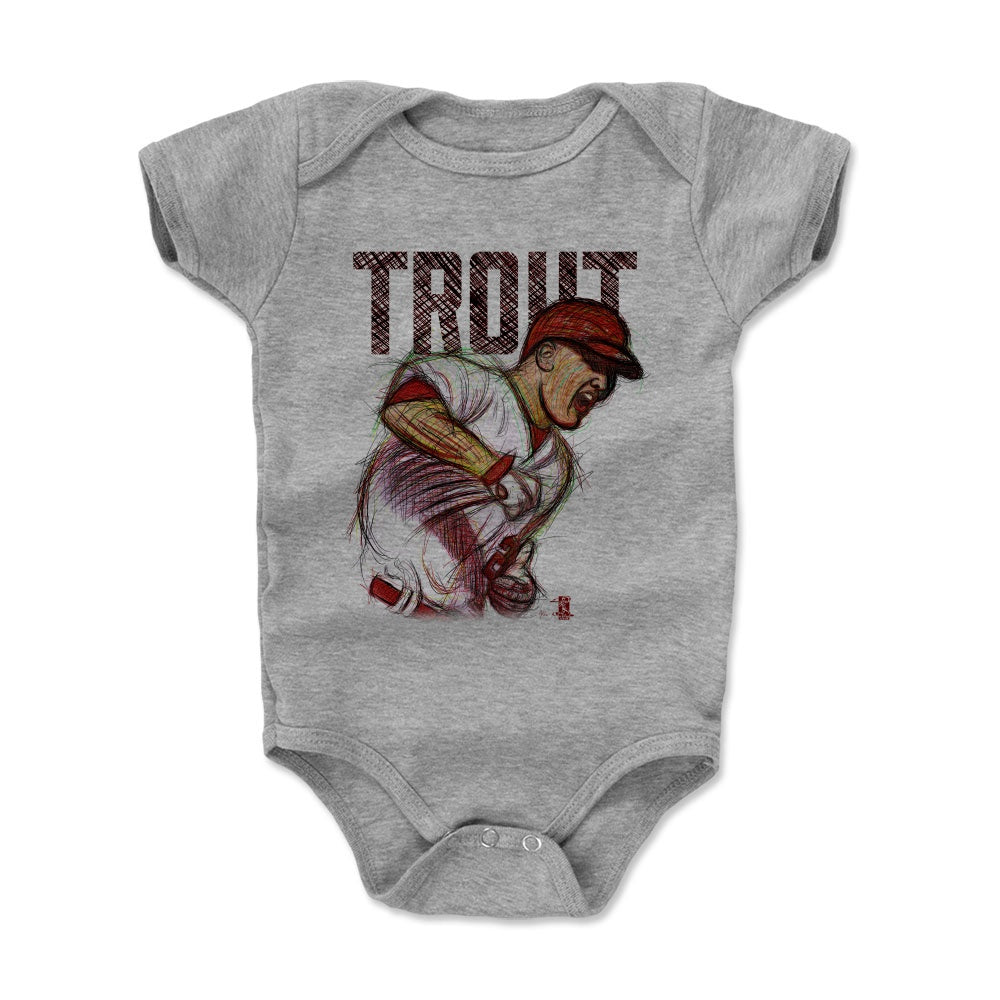 Mike Trout Kids Baby Onesie | 500 LEVEL