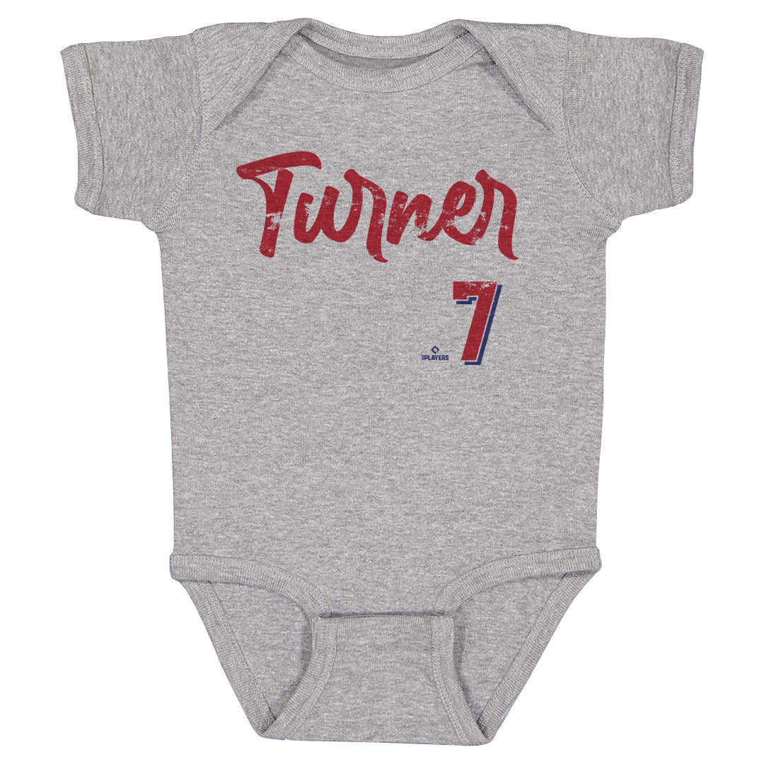 500LVL Trea Turner Kids T-Shirt - Philadelphia Baseball Trea Turner Philadelphia Script