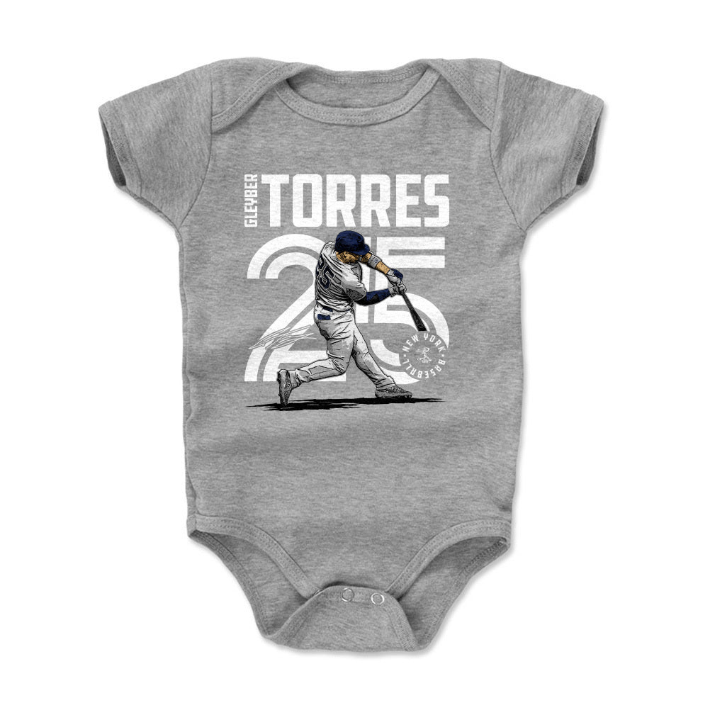 Kids 500 Level Gleyber Torres New York Gray Kids Shirt