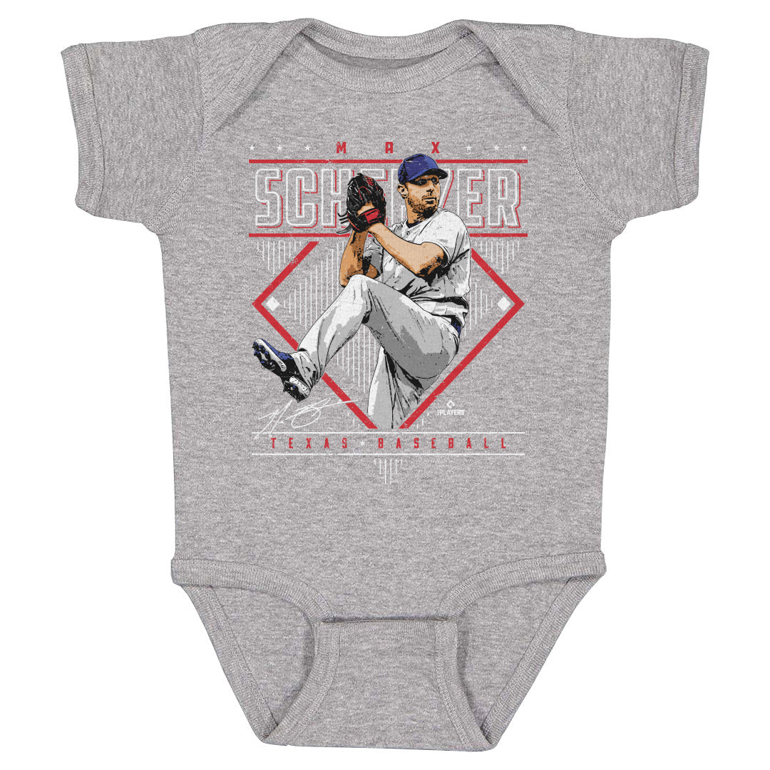  Max Scherzer Shirt (Cotton, Small, Heather Gray) - Max