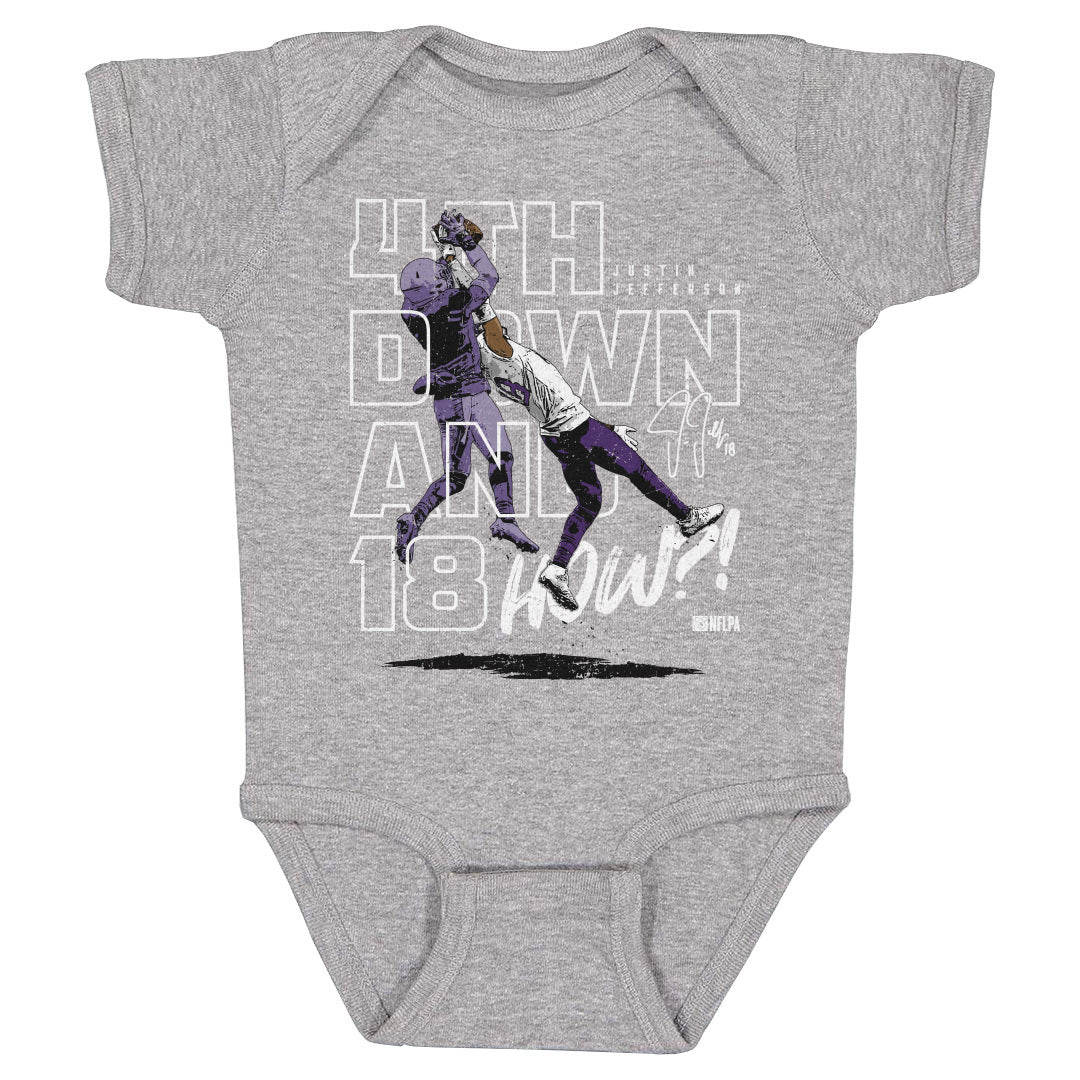 Justin Jefferson Kids Baby Onesie | 500 LEVEL