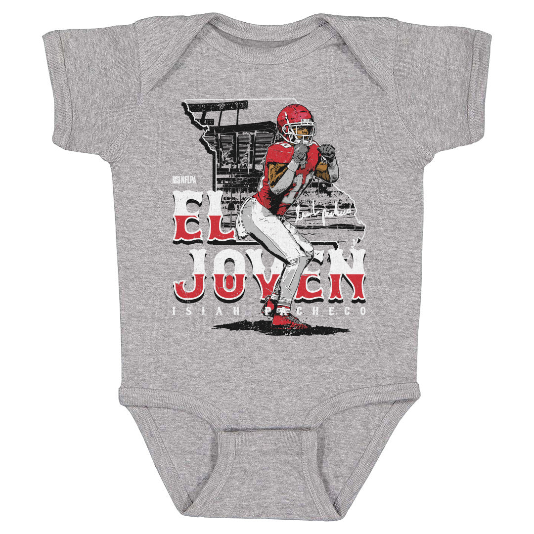 Isiah Pacheco Kids Baby Onesie | 500 LEVEL