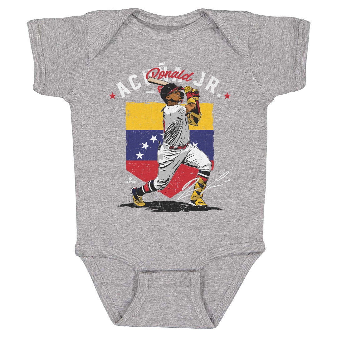 Ronald Acuna Jr. Kids Baby Onesie | 500 LEVEL