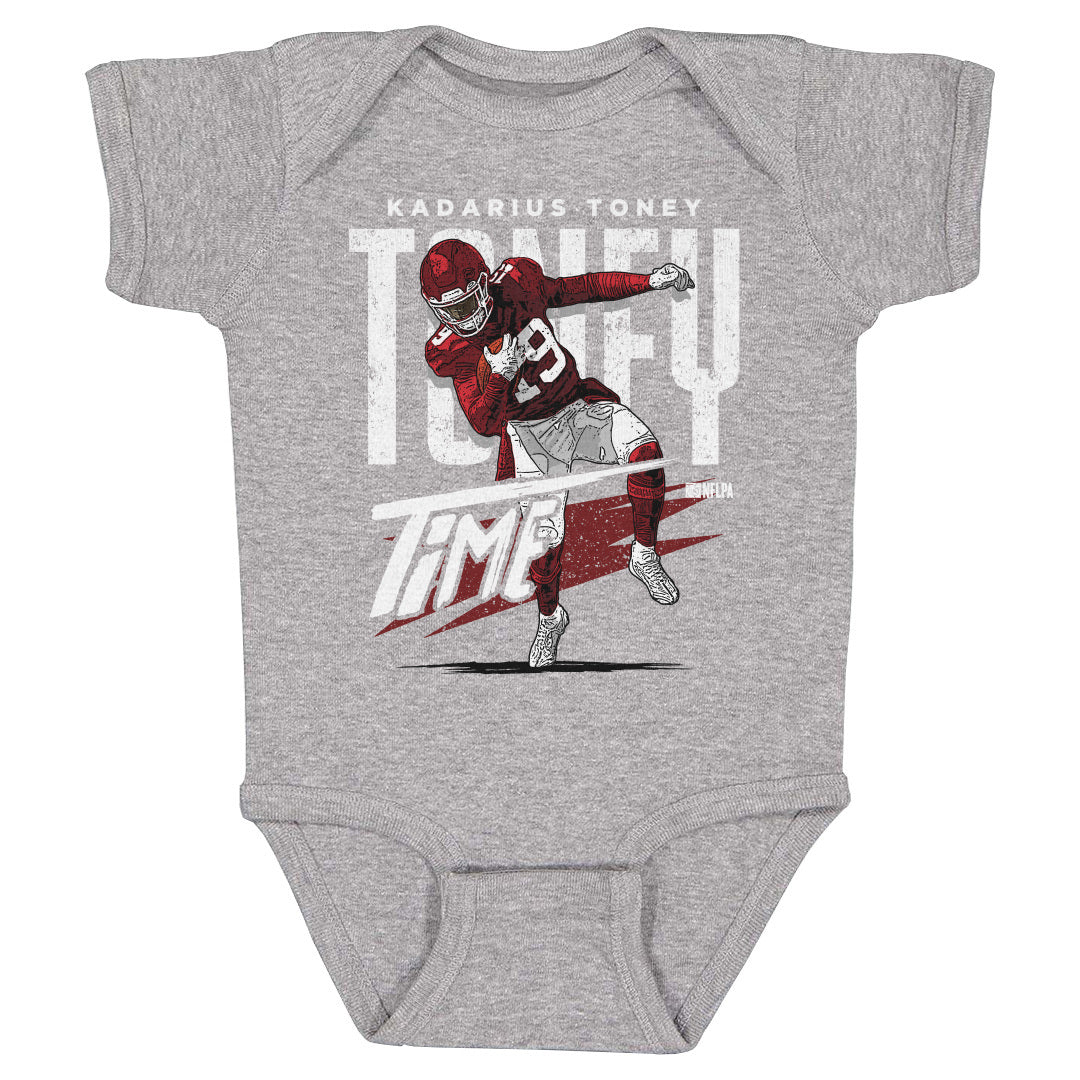 Kadarius Toney Baby Clothes, Kansas City Football Kids Baby Onesie