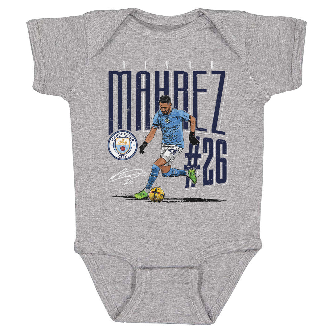 Riyad Mahrez Kids Baby Onesie | 500 LEVEL