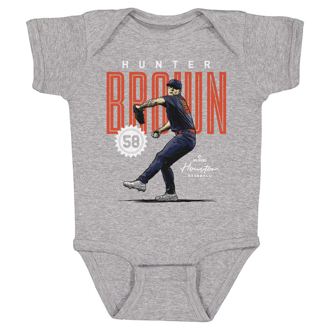 Hunter Brown Kids Baby Onesie | 500 LEVEL