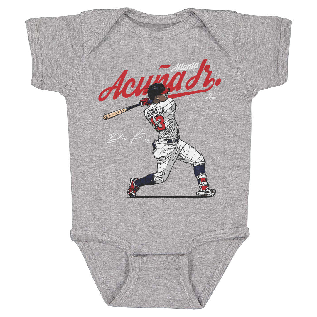 Ronald Acuna Jr. Kids Baby Onesie | 500 LEVEL