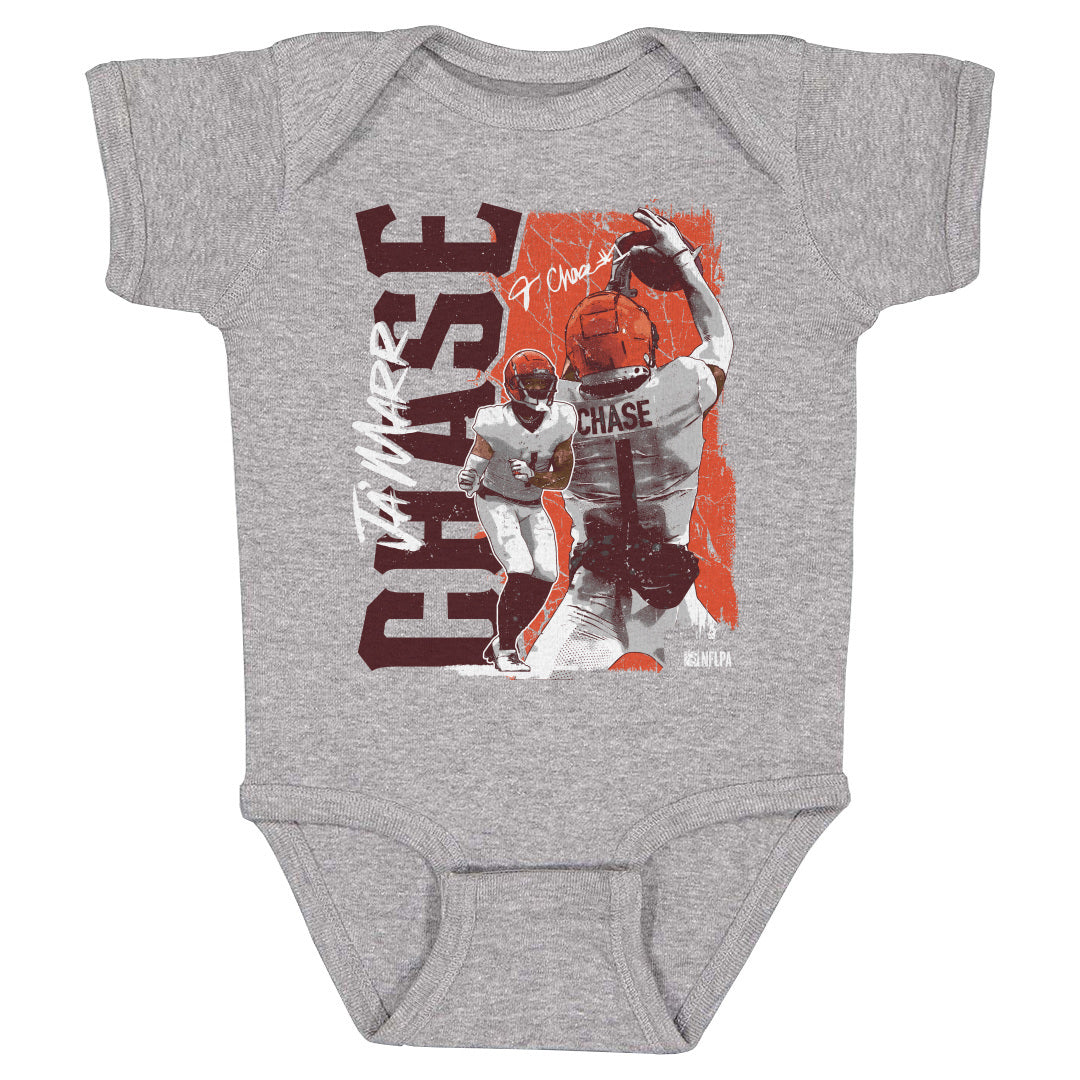 Ja'Marr Chase Baby Clothes, Cincinnati Football Kids Baby Onesie