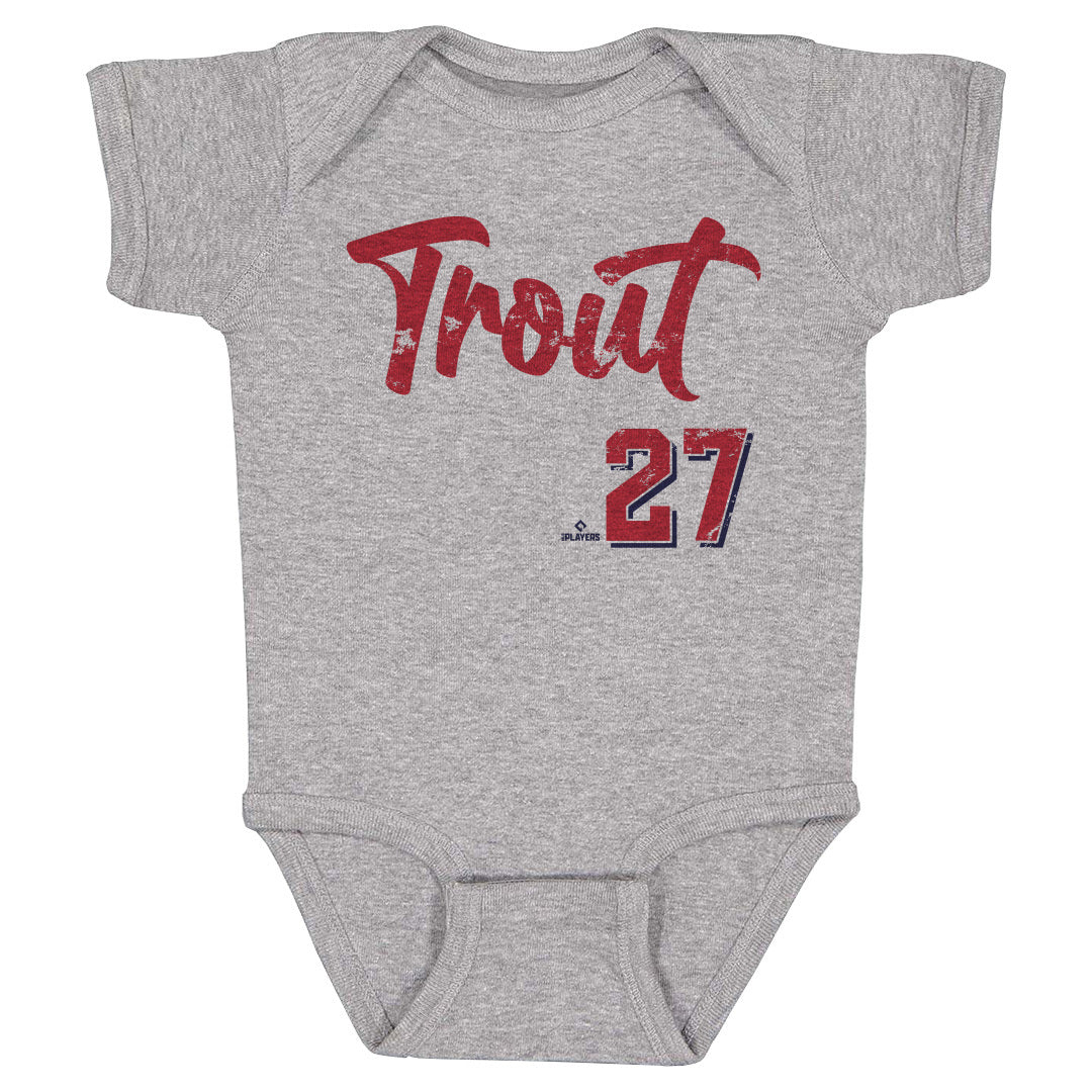 Kids 500 Level Mike Trout Los Angeles Red Kids Shirt