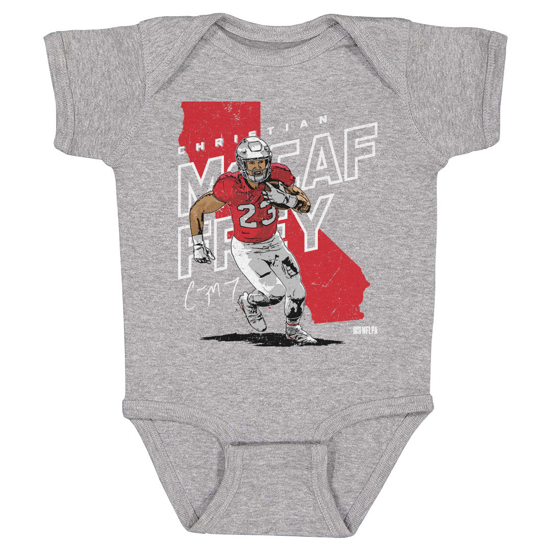 Christian McCaffrey Kids Baby Onesie | 500 LEVEL