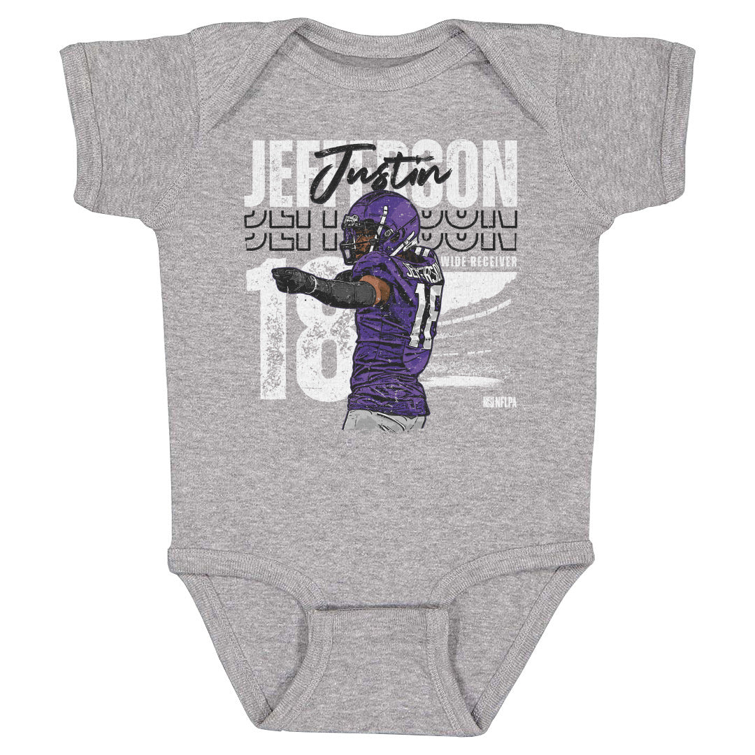 Justin Jefferson Kids Baby Onesie | 500 LEVEL